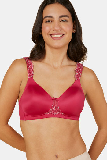 Buy Triumph Padded Non Wired Full Coverage T-Shirt Bra - Electric Raspberry